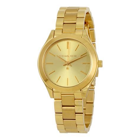 michael kors mini slim runway ladies watch|Michael Kors runway chronograph.